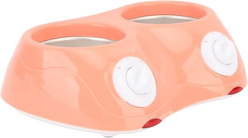 آلة فوندو الشوكولاتة الكهربائية الوردية، وعاء مزدوج، قابس أمريكي، 110-240 فولت لتحضير الحلويات المنزلية بسهولة - Image 1